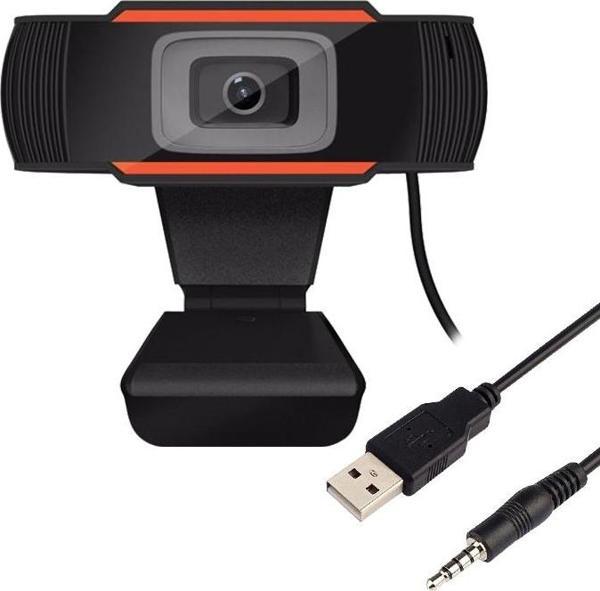 POWERMASTER PM-2435 TAK ÇALIŞTIR 5 MP MİKROFONLU 720P USB WEBCAM - Image 1