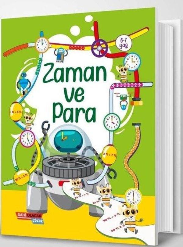 Zaman ve Para 6 - 7 Yaş - Dahi Olacak Çocuk Yayınları - Image 1
