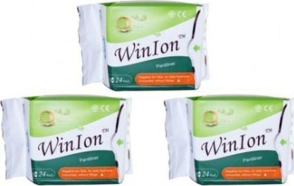 Almawin 3 Adet Winalite Winion Negatif Iyonlu Ped Anyon Kartuşlu Günlük - Image 1