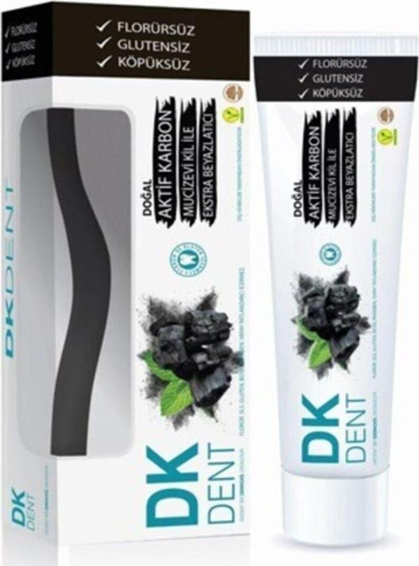 Dermokil Dk Professional Dk Dent Aktif Karbonlu Diş Macunu 75ml X 3 Adet - Image 1