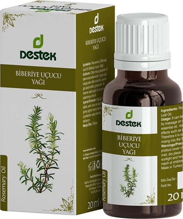 Destek Biberiye Yağı (DİSTİLE) 20 ml - Image 1