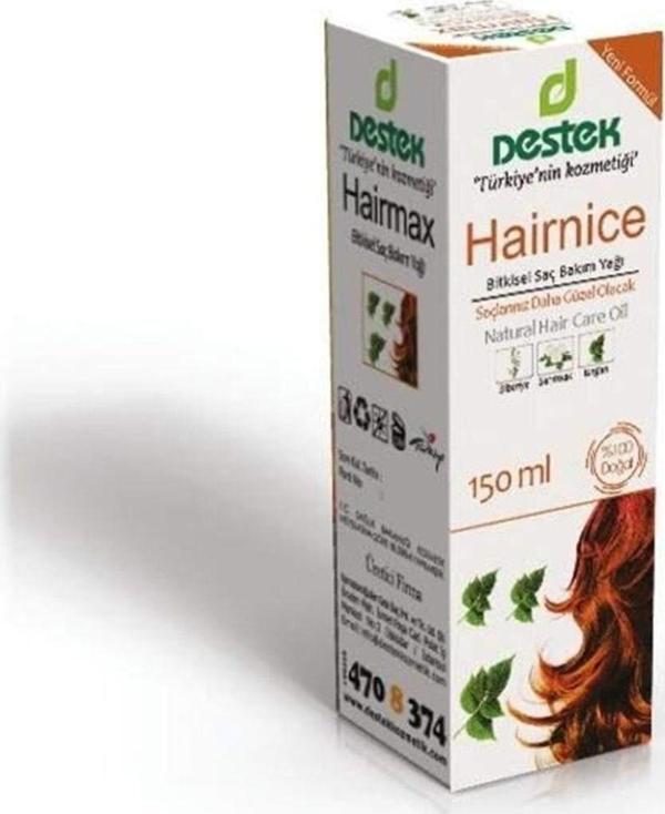 Destek Hairnice Bitkisel Saç Bakım Yağı 150 ml - Image 1