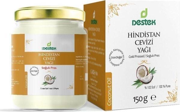 Destek Hindistan Cevizi Yağı 150 gr (DOĞAL VE SOĞUK SIKIM) - Image 1