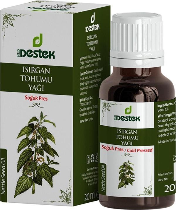 Destek Isırgan Tohumu Yağı (soğuk Pres) 20 Ml - Image 1
