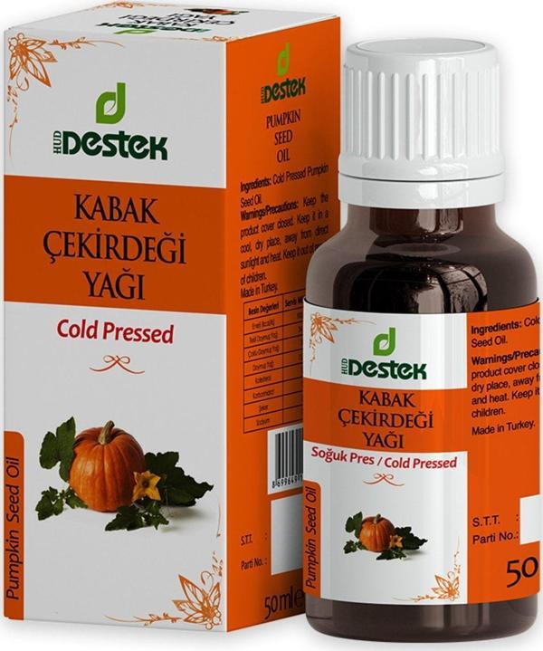 Destek Kabak Çekirdeği Yağı (soğuk Pres) 50 Ml - Image 1