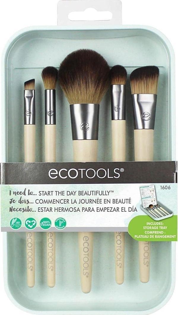 Ecotools Start The Day Makyaj Fırçası Seti - Image 1