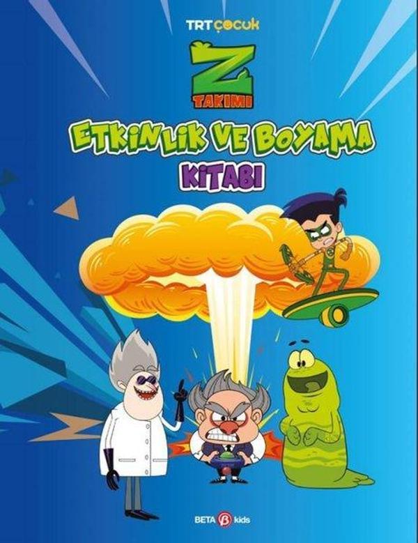 TRT Çocuk Z Takımı Etkinlik ve Boyama Kitabı 3 - Beta Kids - Image 1
