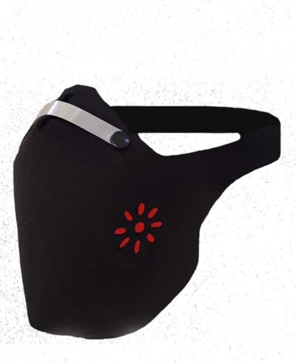 Ersav Siyah Bağlamalı Burun Telli 7 Kat Filtreli Yıkanabilir Nano Maske (tse Onaylıdır) - Image 1