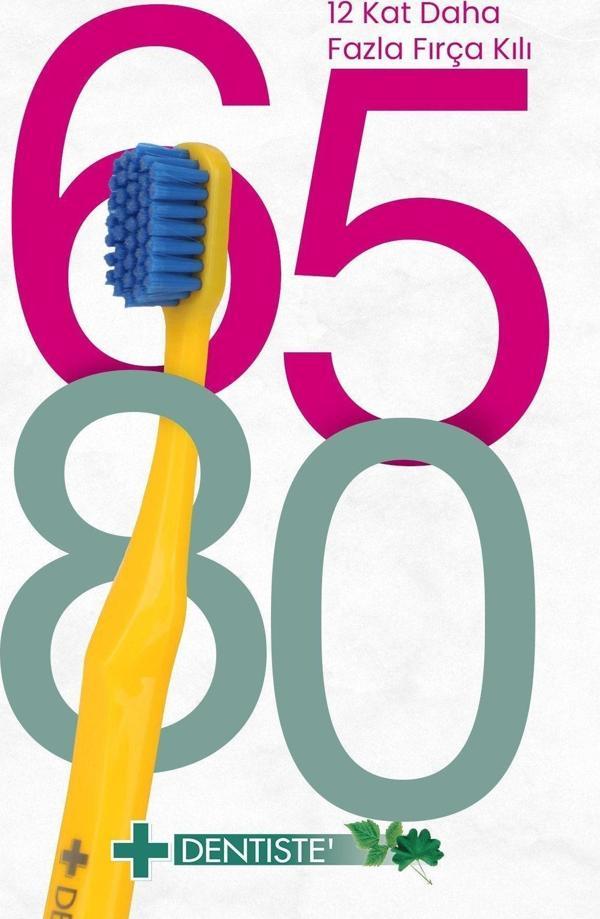 Dentiste 6580 Sarı Super Premium Soft Diş Fırçası - Image 1