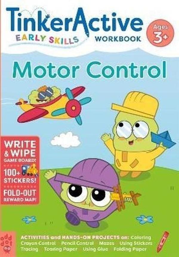 TinkerActive Early Skills Motor Control Workbook Ages 3+ - ODD DOT - Image 1