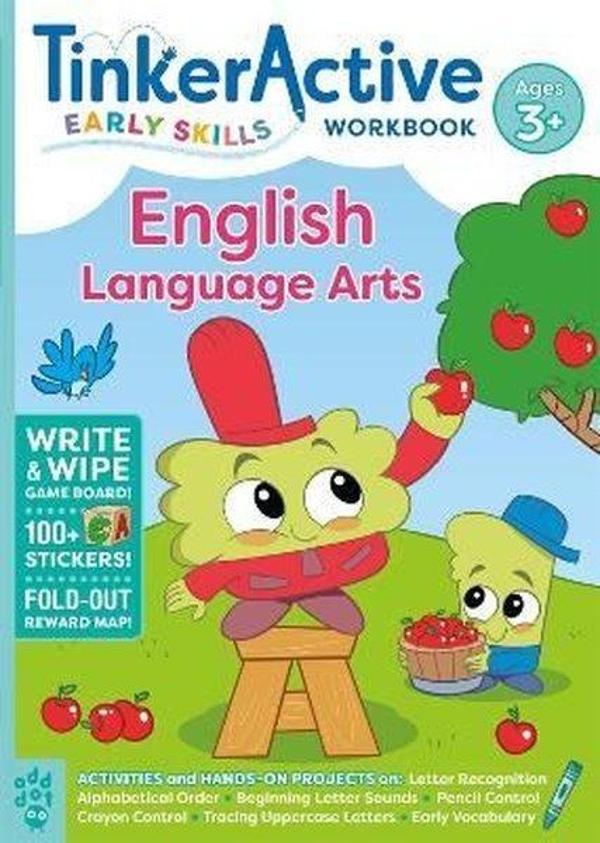 TinkerActive Early Skills English Language Arts Workbook Ages 3+ - ODD DOT - Image 1