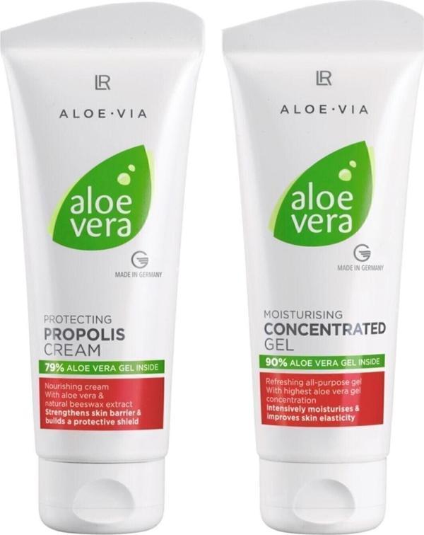 LR Aloe Vera Propolis Krem 100 ml + Konsantre Jel 100 ml  - Image 1