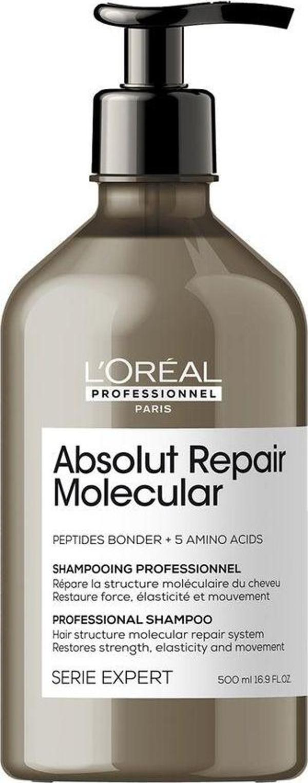 L'Oréal Professionnel Pro Paris Serie Expert Absolut Repair Molecular-Arındırıcı Lüks Şampuan 500ml 16.9fl oz - Image 1