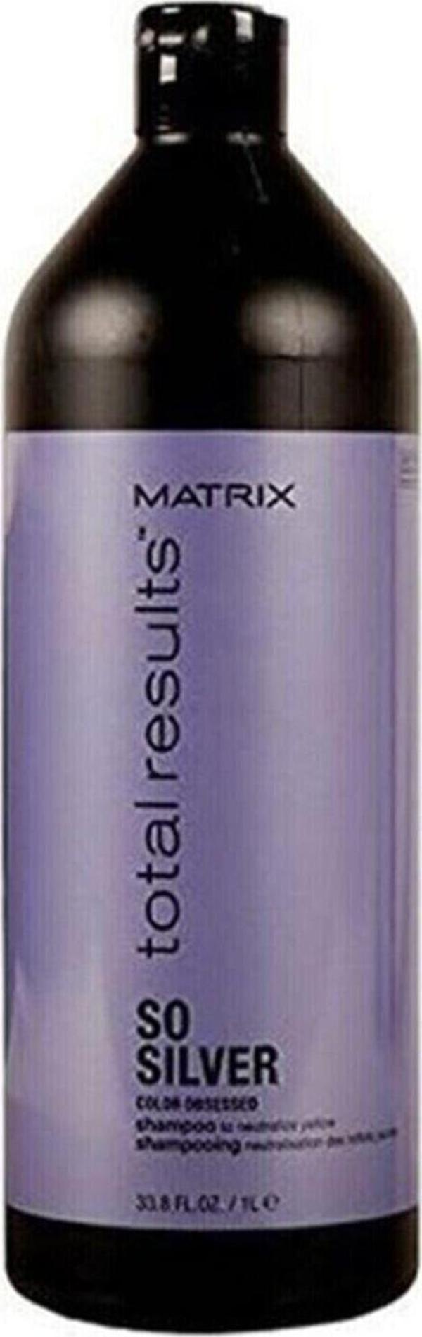 Matrix Total Results Color Obsessed So Silver Mor-Röfleli Saçlar İçin Turunculaşma Karşıtı Şampuan 1000ml - Image 1