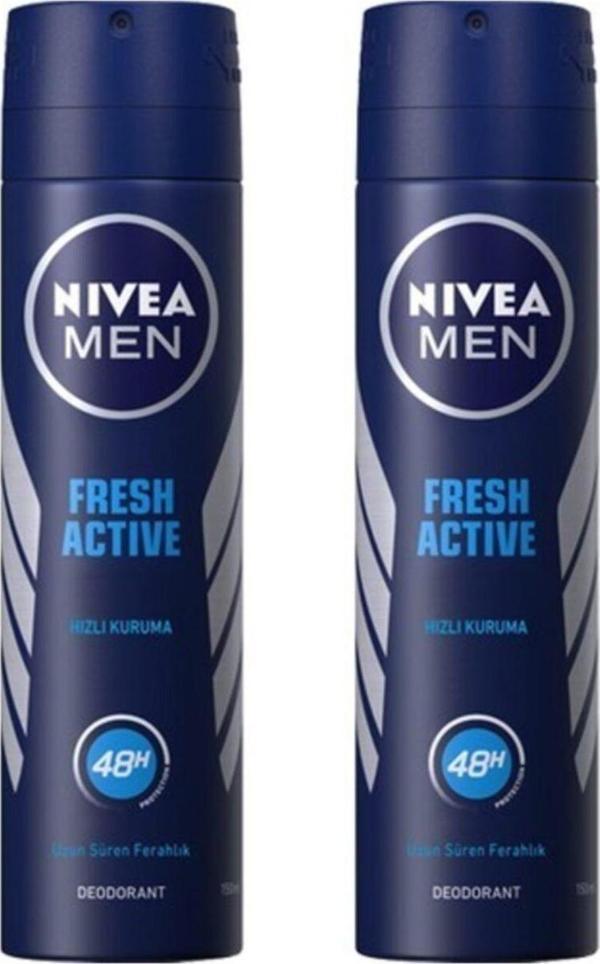 Nivea Fresh Sprey Deodorant 150 ml Erkek X 2 Adet - Image 1