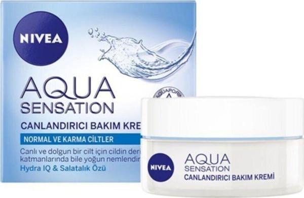 Nivea Vis.aqua Sens.yuz Kremi 50ml - Image 1