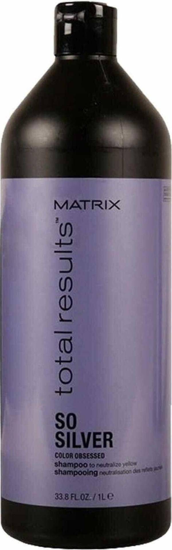 Matrix Color Obsessed So Silver Shampoo-Renk Koruyucu Şampuan 1000ml 33.8 fl oz CYT79413131974136666 - Image 1