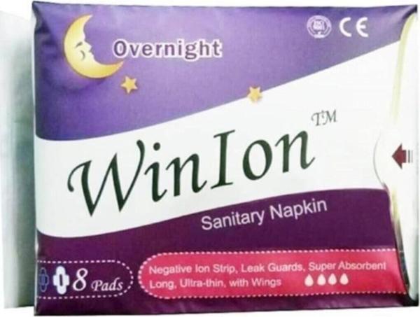 Winion Negatif Iyonlu Anion Ped. - Gece Pedi Mor - Image 1