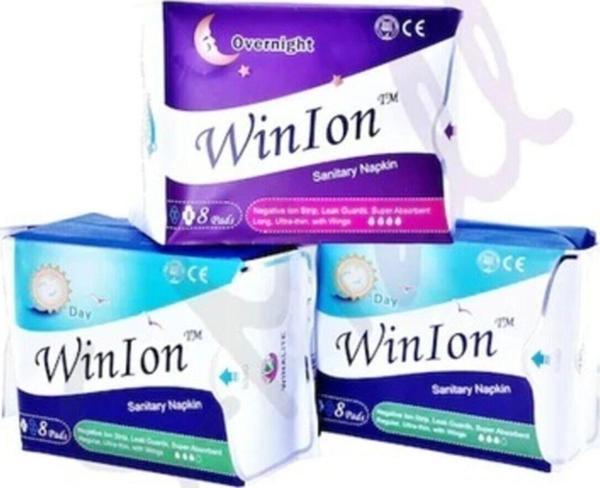 Winion Winalite Negatif Iyonlu Anion Ped - 2 Gündüz + 1 Gece - Image 1