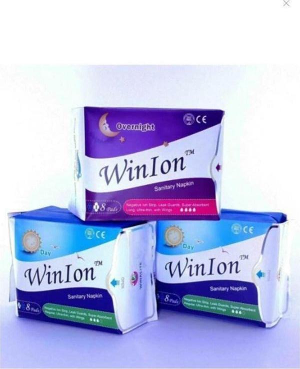 Winion Winalite Tm Negatif Iyonlu Anion Ped - 2 Gündüz + 1 Gece - Image 1