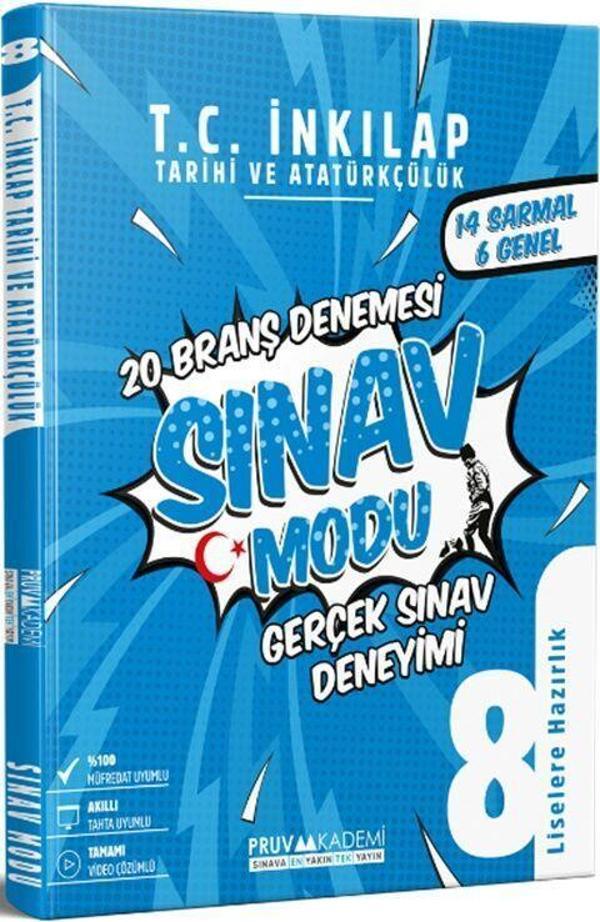 8. Sınıf İnkılap Tarihi ve Atatürkçülük Branş Denemesi Pruva Akademi - Pruva Akademi - Image 1
