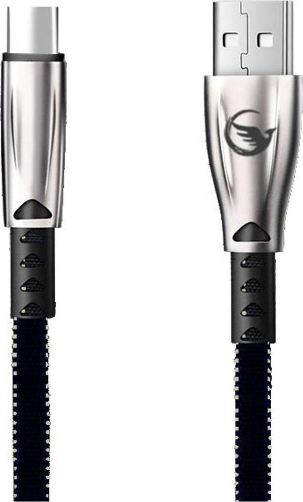 Sprange T-viola Type-c Usb Metal Başlık 1mt 3.1a Şarj Ve Data Kablosu T-Viola - Image 1