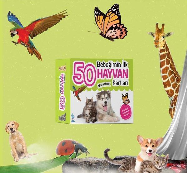 Bebeğimin İlk  50 Hayvan Kartları - Minik Damla - Image 1