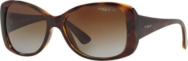 Vogue 2843 W656/13 56-16 Kadın Güneş Gözlüğü Kahve Degrade Polarize - Image 1