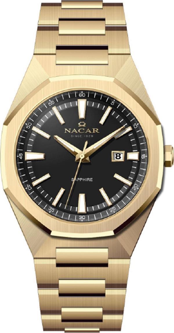 Nacar NC08-29430494-DBM Sarı Metal Band Erkek Kol Saati - Image 1