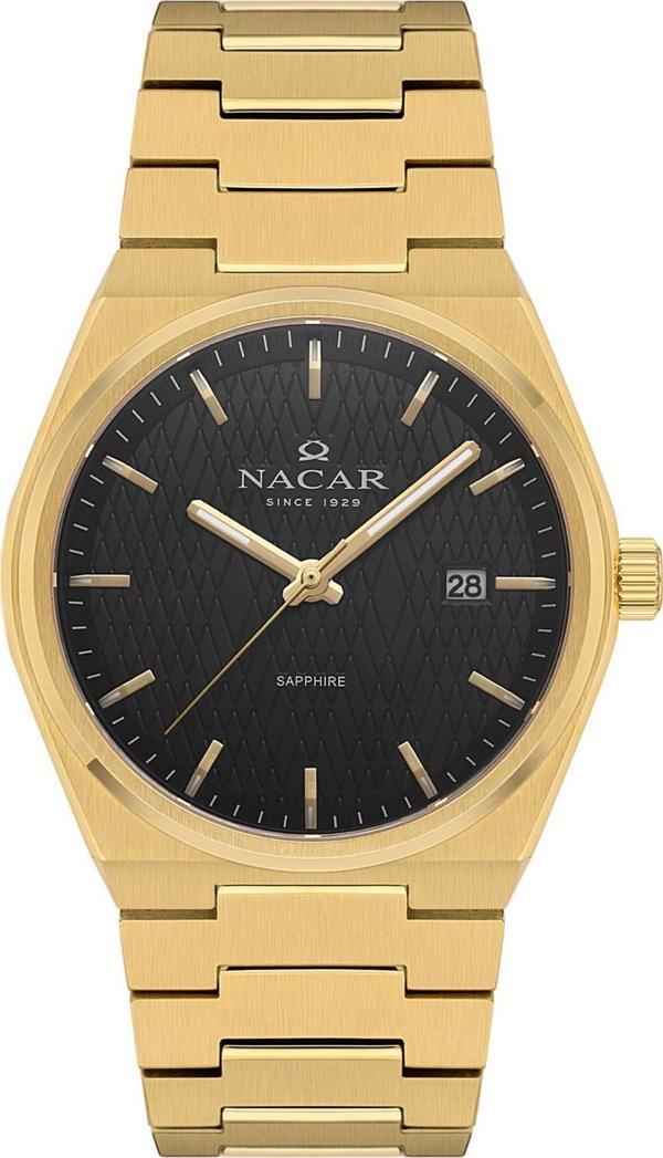 Nacar NC41-299794-DBM Sarı Metal Band Erkek Kol Saati - Image 1