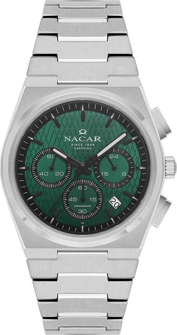 Nacar NC41-299795-ANM Gri Metal Band Erkek Kol Saati - Image 1