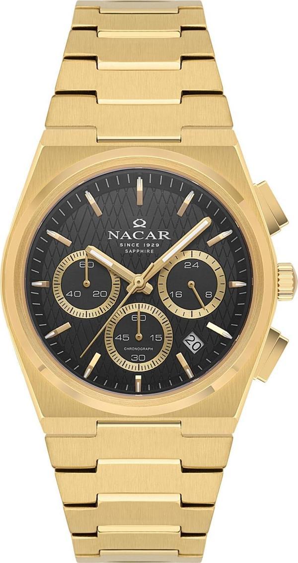 Nacar NC41-299795-DBM Sarı Metal Band Erkek Kol Saati - Image 1