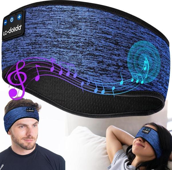 LC-dolida Uyku Maskesi - Kablosuz Kulaklıklar - Bluetooth 5.2 - Mavi - Image 1