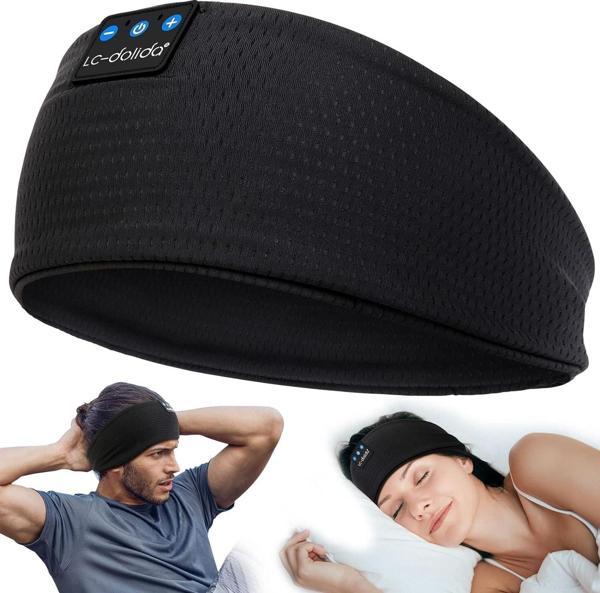LC-dolida Uyku Maskesi - Kablosuz Kulaklıklar - Bluetooth 5.2 - Obsidyen - Image 1