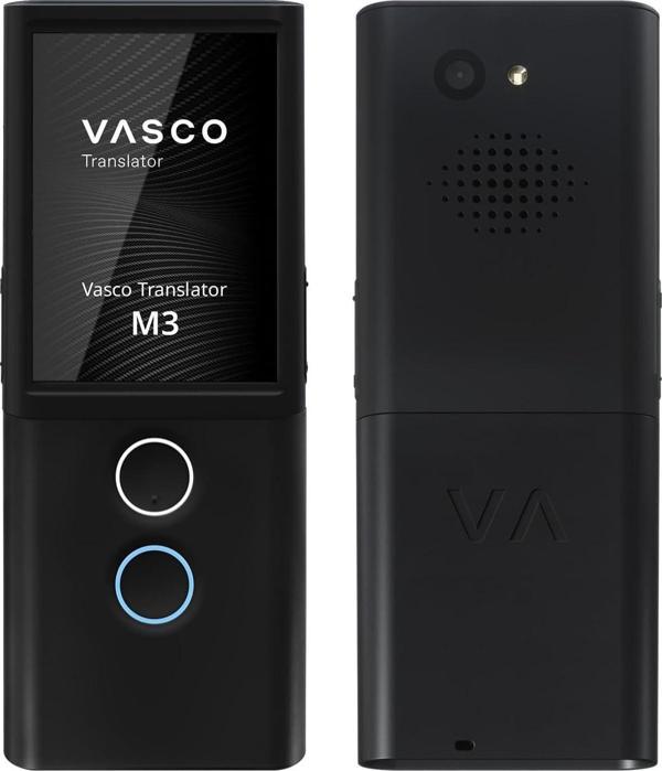 Vasco M3 Dil Tercüman Cihazı - 200 Ülkede WiFi Olmadan Ücretsiz - Siyah - Image 1