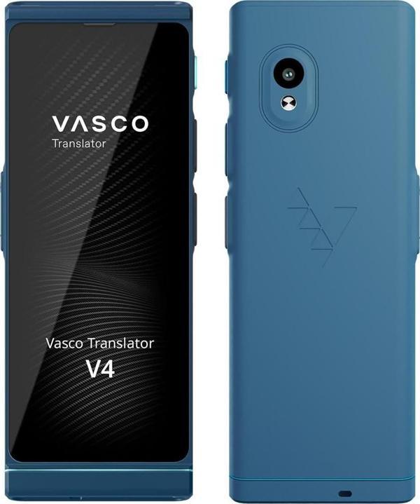 Vasco V4 Dil Tercüman Cihazı - 108 Dil - WiFi Olmadan Ücretsiz - Kobalt Mavisi - Image 1