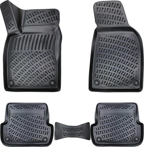Rizline 3D Oto Paspas Siyah Renk Audi A4 B6 2001 - 2006 ile uyumlu - Image 1