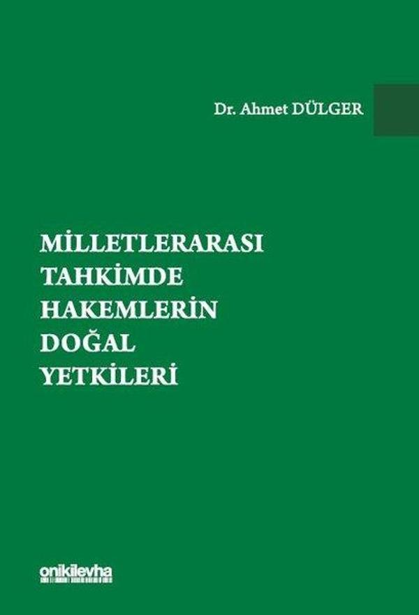 Milletlerarası Tahkimde Hakemlerin Doğal Yetkileri - On İki Levha Yayıncılık - Image 1