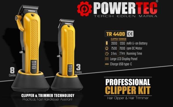 Powertec TR-4400 2 Li Saç Sakal Kesim Makinesi - Image 1