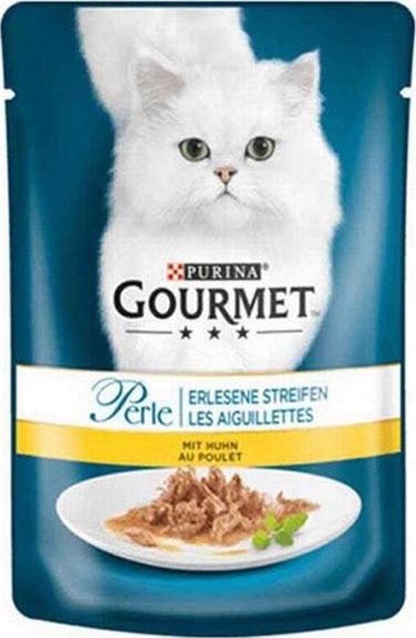 Gourmet Perle Izgara Tavuklu Yetişkin Kedi Konservesi 12 Adet 85 Gr - Image 1