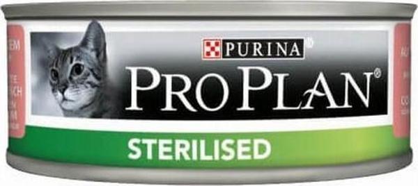 Pro Plan Sterilised Somonlu Kısırlaştırılmış Kedi Konservesi 12 Adet 85 Gr - Image 1