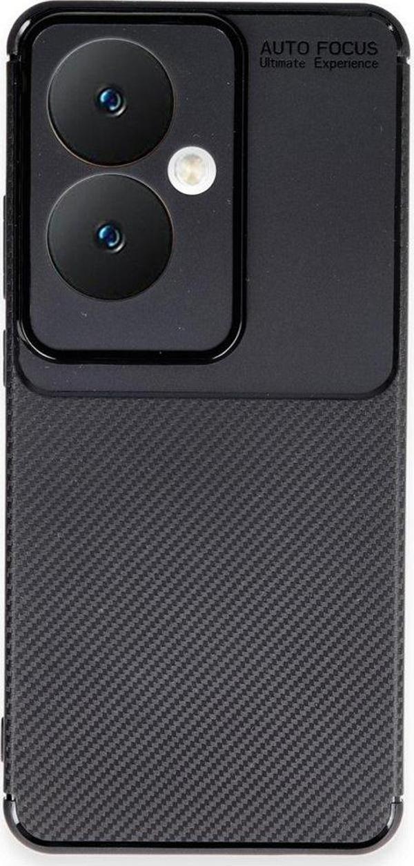 Oppo Reno 11F Kılıf Auto Focus Karbon Silikon Kapak - Image 1