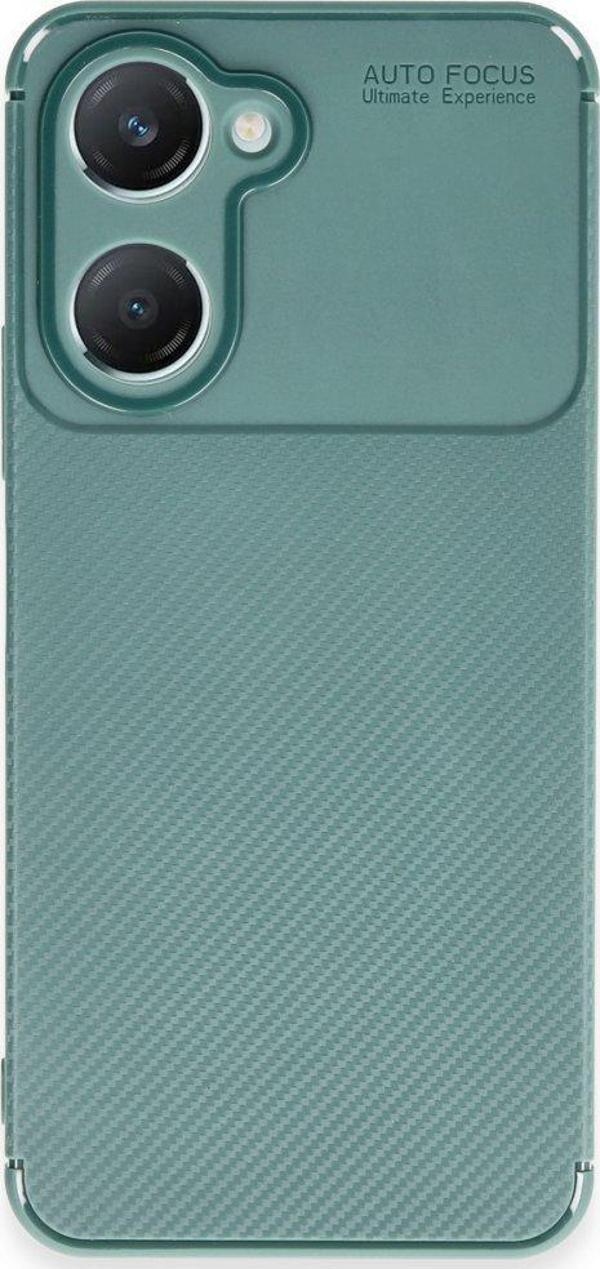 Vivo Y18 Kılıf Auto Focus Karbon Silikon Kapak - Image 1