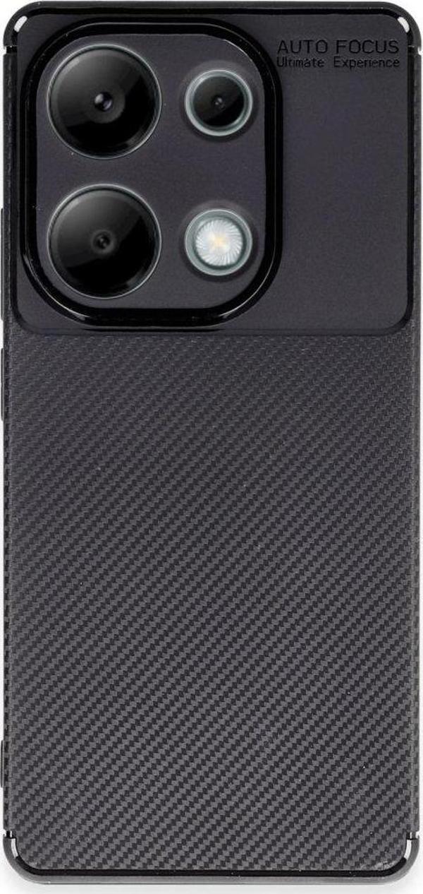 Xiaomi Redmi Note 13 Pro 4G Kılıf Auto Focus Karbon Silikon Kapak - Image 1
