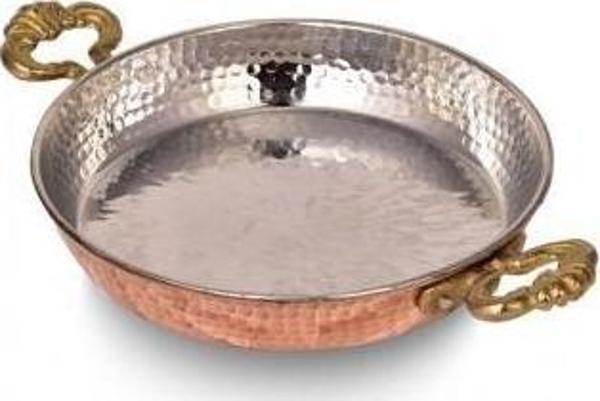Turna Bakır Acemli Tava 2 No 16 Cm El Dövme Kırmızı Turna7582-1 - Image 1