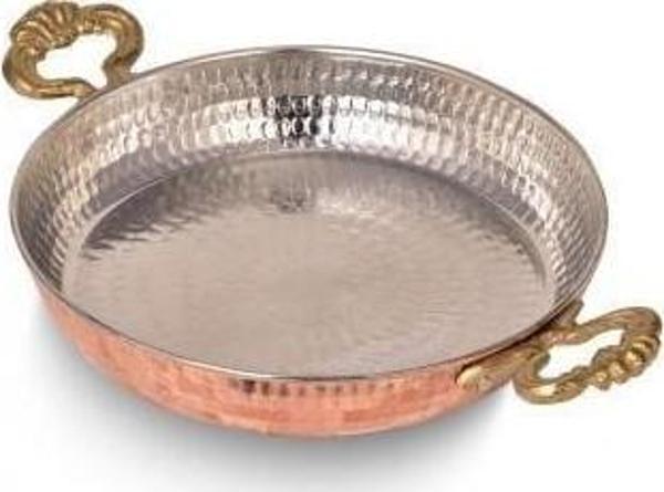 Turna Bakır Acemli Tava 5 No 23 Cm Makine Dövme Kırmızı Turna7561-1 - Image 1