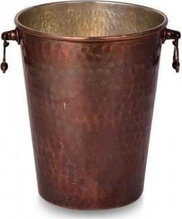 Turna Bakır Adalı Buz Kovası 15 Cm El Dövme Oksit Turna2553-3 - Image 1
