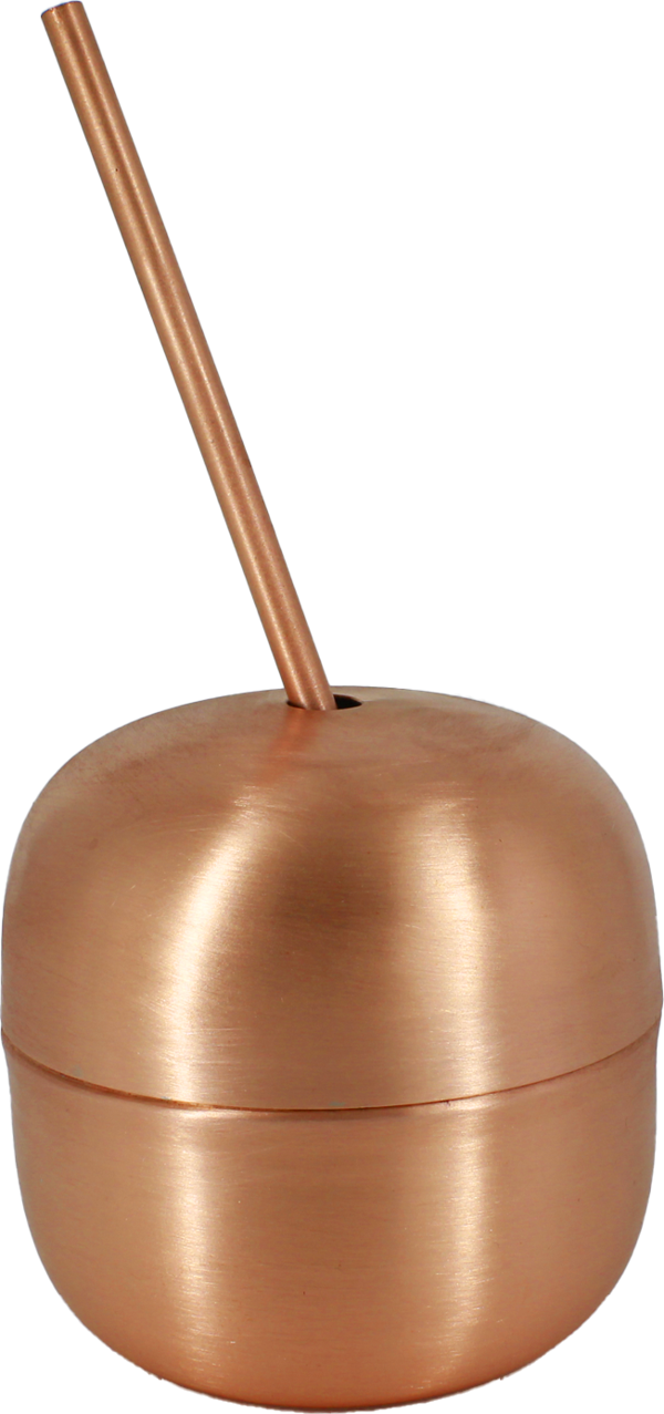 Turna Bakır Apple Cocktaıl Pipetli Düz 250 Ml Skoç Turna0485-4 - Image 1