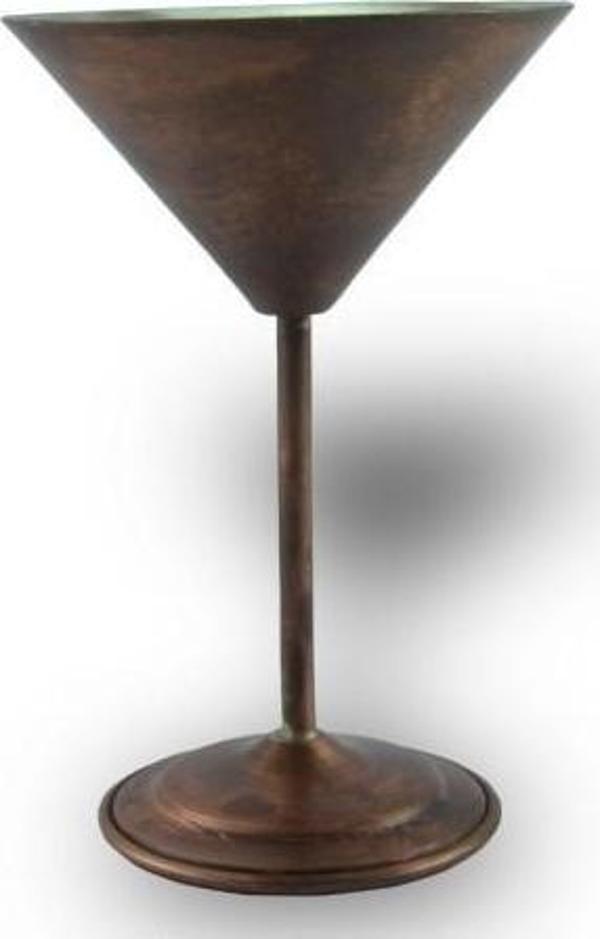 Turna Bakır Martini Kadeh Düz 250 Ml Oksit Turna0459-3 - Image 1