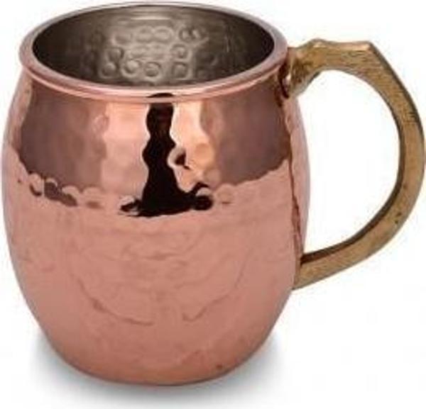 Turna Bakır Riva Bardak El Dövme 550 Ml Kırmızı Turna0466-1 - Image 1